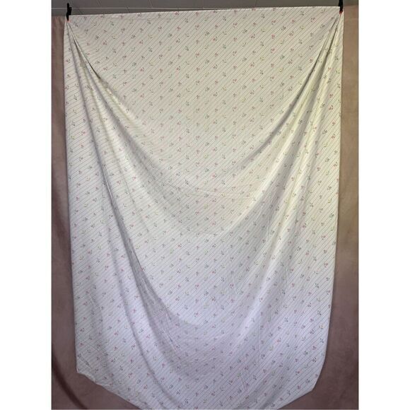 Vintage Floral Queen Fitted Sheet - Picture 2 of 4